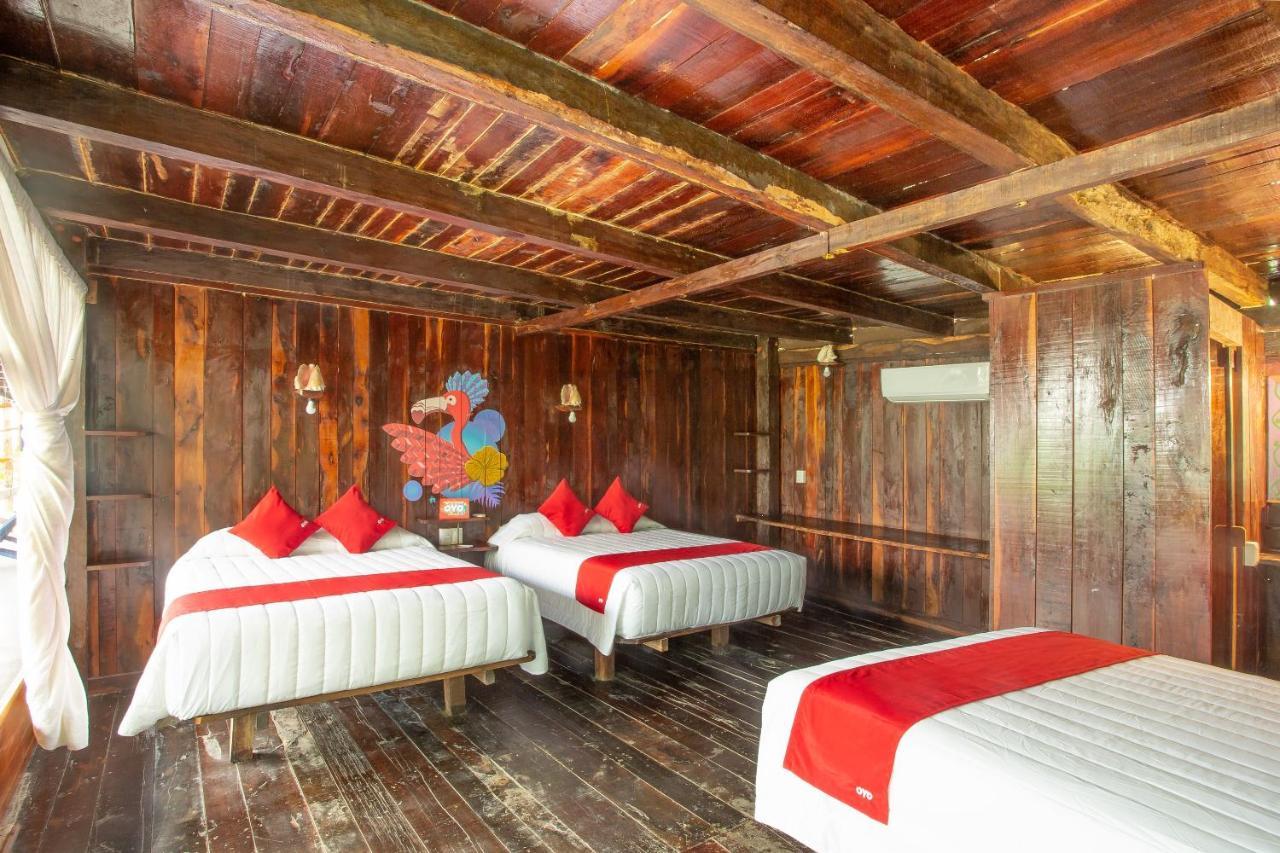 Oyo Blue Kay Mahahual Hotel Bagian luar foto