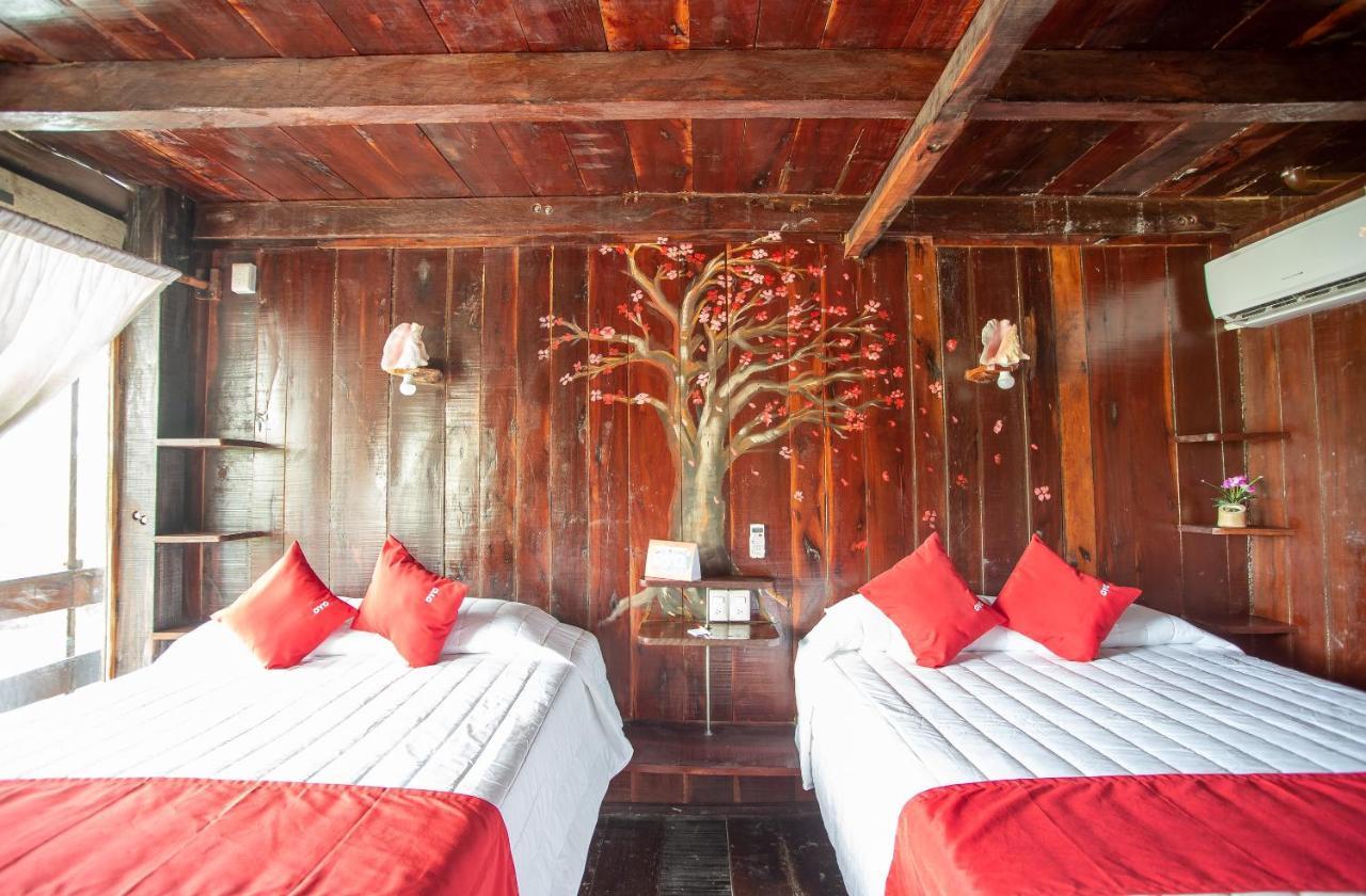 Oyo Blue Kay Mahahual Hotel Bagian luar foto