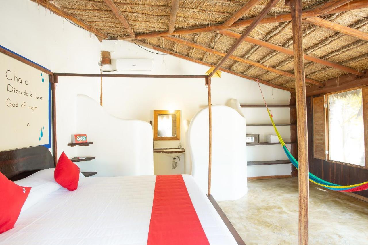 Oyo Blue Kay Mahahual Hotel Bagian luar foto