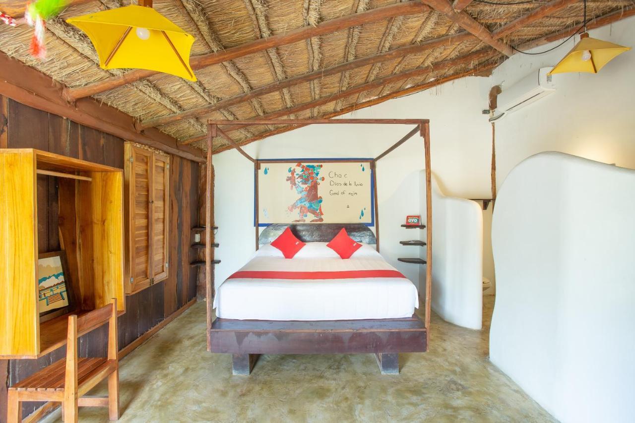 Oyo Blue Kay Mahahual Hotel Bagian luar foto
