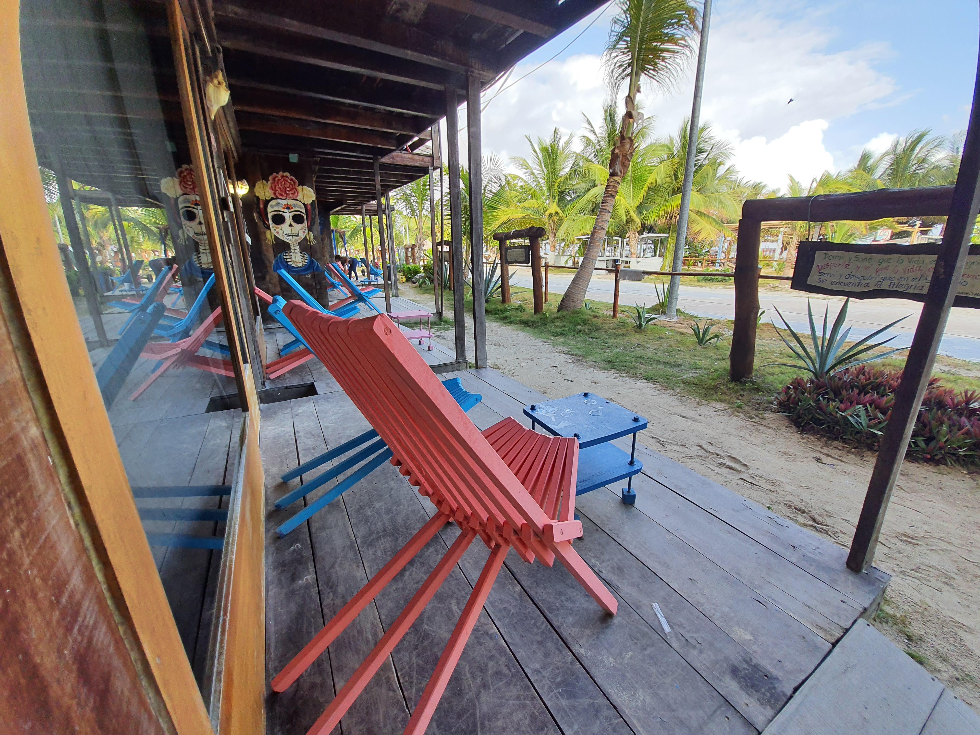 Oyo Blue Kay Mahahual Hotel Bagian luar foto