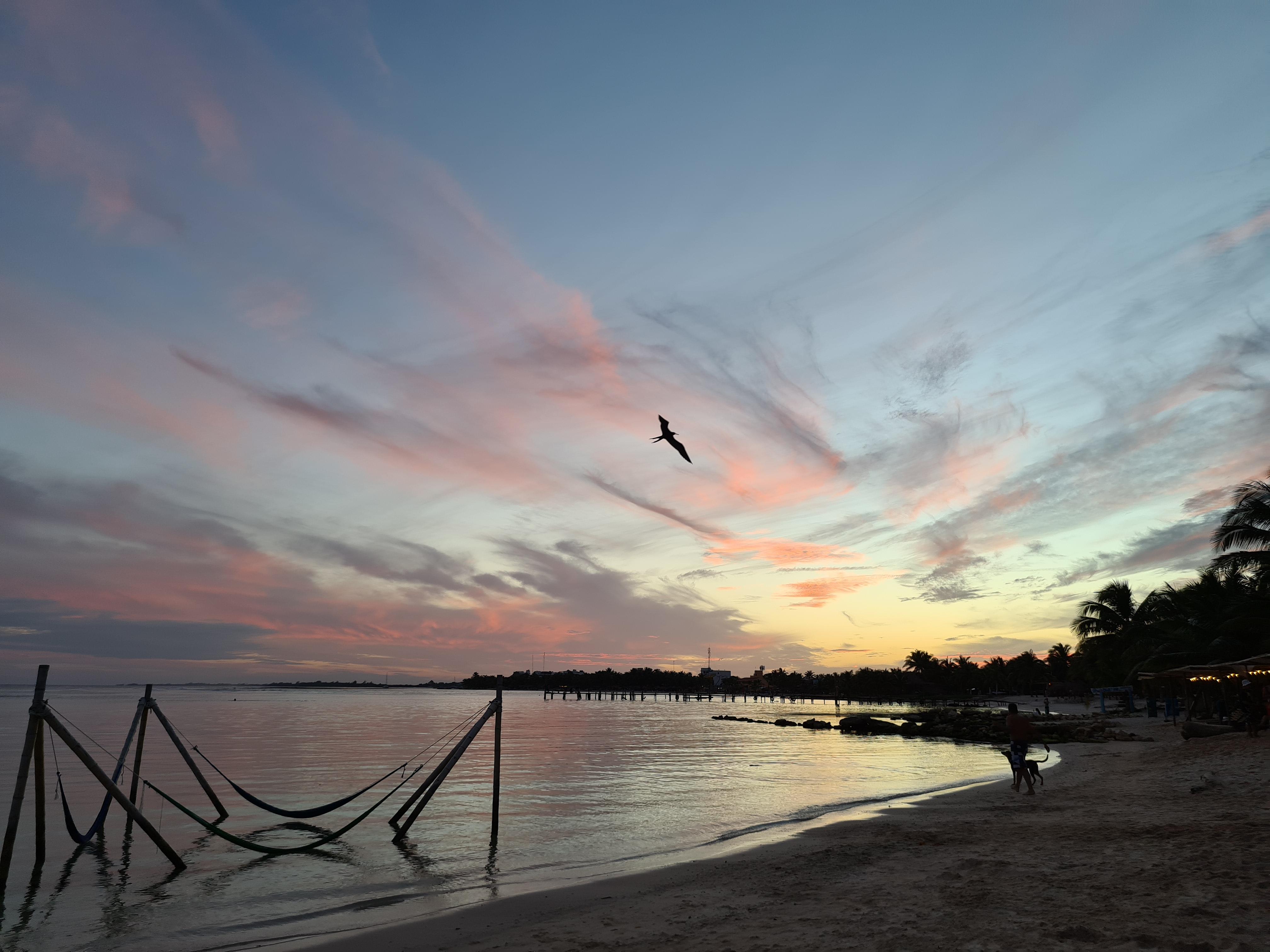 Oyo Blue Kay Mahahual Hotel Bagian luar foto