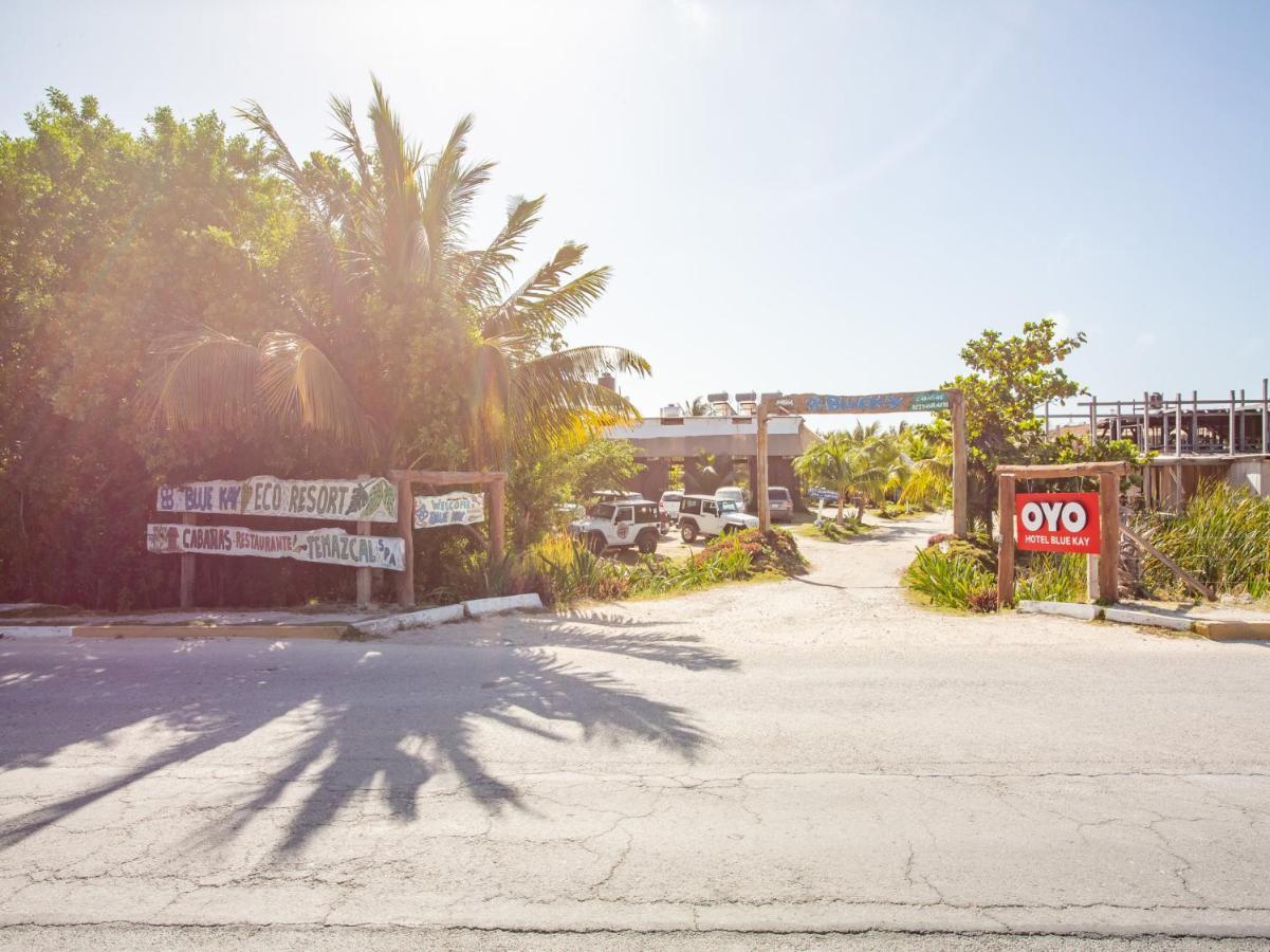 Oyo Blue Kay Mahahual Hotel Bagian luar foto